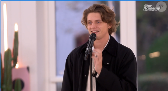 Ulysse lors de son évaluation de la "Star Academy 2024", le 3 décembre, sur TF1+
