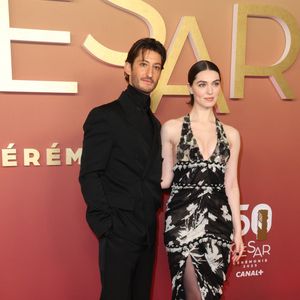 Pierre Niney, Anamaria Vartolomei - Photocall de la 50ème édition de la cérémonie des César à l'Olympia à Paris, France, le 28 février 2025 © Dominique Jacovides - Olivier Borde / Bestimage