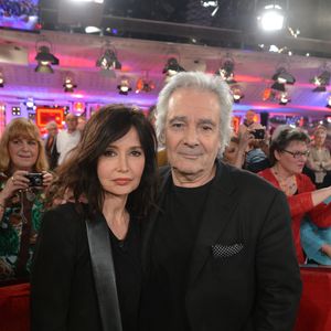 Evelyne Bouix et Pierre Arditi lors de l'enregistrement de "Vivement Dimanche" le 27 février 2013 à Paris, France. Photo par Max Colin/ABACAPRESS.COM