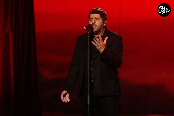 Patrick Fiori lors de l'enregistrement de l'émission "Eternel Aznavour, le concert événement", diffusée le 18 octobre sur France 3.

© Christophe Clovis-Cyril Moreau / Bestimage