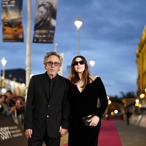 Monica Bellucci, Tim Burton – « Maria Callas : Lettres et Mémoires » projeté lors du 72e SSIFF. Saint-Sébastien, le 26 septembre 2024. LALO YASKY / BESTIMAGE