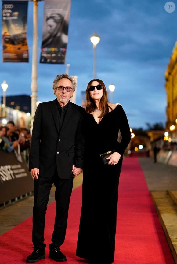 Monica Bellucci, Tim Burton – « Maria Callas : Lettres et Mémoires » projeté lors du 72e SSIFF. Saint-Sébastien, le 26 septembre 2024. LALO YASKY / BESTIMAGE