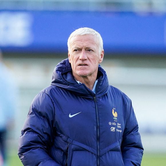 Une réponse qui laisse penser que Didier Deschamps a pris au sérieux l’existence de ce joueur fantôme...

Le sélectionneur de l'équipe de France Didier DESCHAMPS lors de la séance d'entraînement de l'équipe de France à l'INF Clairefontaine le 17 mars 2025 à Clairefontaine, France. Photo by Daniel Derajinski/Icon Sport/ABACAPRESS.COM