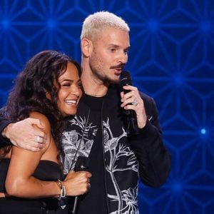 Exclusif - M. Pokora (Matt Pokora) et sa femme Christina Milian - Surprises - Enregistrement de l'émission "La boîte à secrets N°17", présentée par F.Bollaert et diffusée le 19 janvier 2024 sur France 3
© Christophe Clovis / Bestimage