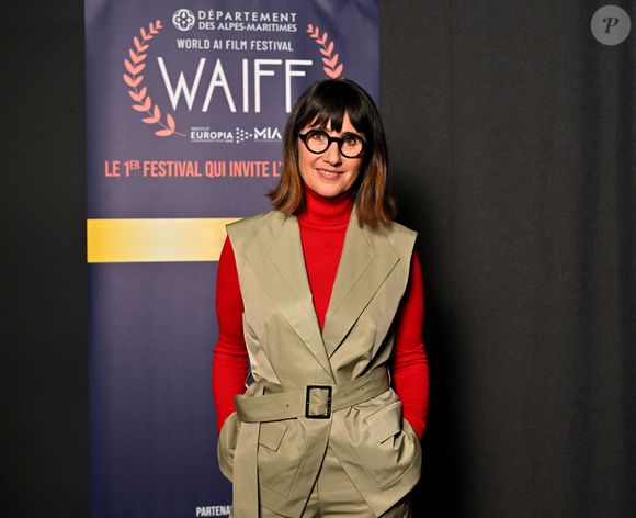 Alexia Laroche Joubert lors de la 1ère édition du World AI Film Festival à Nice, le 11 avril 2025.

Photo : Bruno Bebert / Bestimage