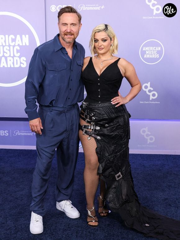 Las Vegas, NV  52e cérémonie des American Music Awards, qui s'est tenue à la MGM Grand Garden Arena le 25 mai 2026 à Paradise, Las Vegas, Nevada, États-Unis
Sur la photo : David Guetta, Bebe Rexha