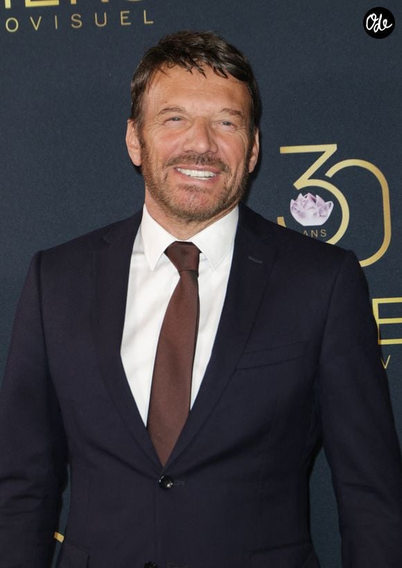 Samuel Le Bihan - Photocall de la 30ème cérémonie des Lauriers de l'audiovisuel au théâtre Marigny à Paris le 24 février 2025.  © Coadic Guirec/Bestimage