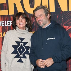 Estelle Denis et son compagnon Marc Thiercelin - Avant-première du film "Mon héroïne" au cinéma UGC Normandie à Paris le 12 décembre 2022. © Coadic Guirec/Bestimage