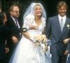 Mariage de David Hallyday et Estelle Lefébure en 1989.

©Bestimage