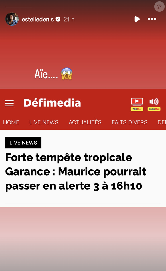 Estelle Denis a partagé une nouvelle lue dans un média