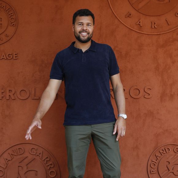 Jo-Wilfried Tsonga au village lors des Internationaux de France de tennis de Roland Garros 2023, à Paris, France, le 8 juin 2023. © Michael Baucher/Panoramic/Bestimage