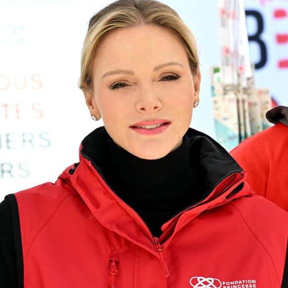 Le prince Albert II de Monaco et la princesse Charlene ont participé à la Road Safety Day, une journée de sensibilisation et de sport pour toute la famille dédié à la sécurité routière à vélo et à l'initiation des jeunes au sport, à Monaco organisée par la Fondation Princesse Charlene, le 23 mars 2025.  © Bruno Bebert/Bestimage