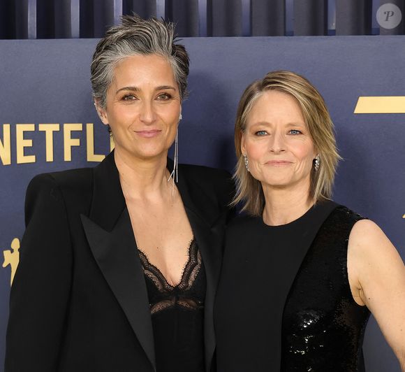Jodie Foster, Aleaxandra Hedison - Photocall de la 30ème cérémonie Screen Actors Guild Awards à Los Angeles, le 24 février 2024. Photo par Broadimage / Bestimage