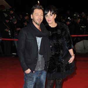 CHRISTOPHE MAE & SA FEMME NADEGE - TAPIS ROUGE NRJ MUSIC AWARDS 2012 AU PALAIS DES FESTIVALS DE CANNES . © Guillaume Gaffiot /Bestimage