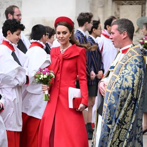 Catherine (Kate) Middleton, princesse de Galles - La famille royale britannique célèbre le 76ème Commonwealth Day à l'abbaye de Westminster à Londres, le 10 mars 2025.
