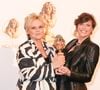Muriel Robin (Molière d'honneur) et sa femme Anne Le Nen - Photocall des lauréats de la 37ème Nuit des Molières aux Folies Bergère à Paris le 4 mai 2026.

© Jack Tribeca / Bestimage