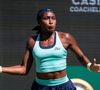 La joueuse américaine venait de remporter son quart de finale du WTA 1000 de Madrid
Coco Gauff élimine Maria Sakkari (7-6, 6-2) lors de l'Open d'Indian Wells, le 10 mars 2025. © Tristan Lapierre / PsnewZ / Bestimage