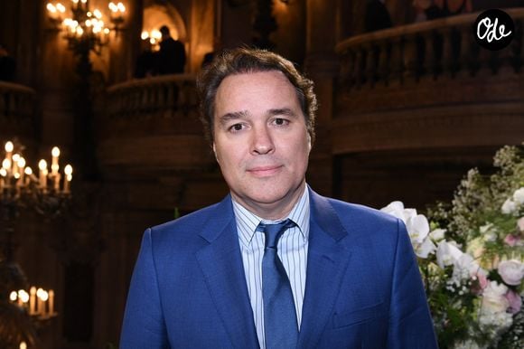 Laurent Tapie au lancement de la marque de voitures électriques Denza par BYD à l'Opéra Garnier à Paris le 8 avril 2026. © Rachid Bellak / Bestimage