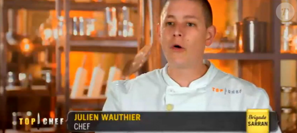 Il s'agit de Julien Wauthier, demi-finaliste de la saison 8 en 2017.

"Top Chef 2017", la demi-finale. Sur M6, le 12 avril 2017.
