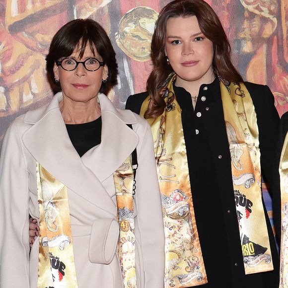 La princesse Stéphanie de Monaco et Camille Gottlieb lors de la soirée d'ouverture de la 47ème édition du Festival International du Cirque de Monte-Carlo à Monaco, le 17 janvier 2025. © Jean-Charles Vinaj/Pool Monaco/Bestimage