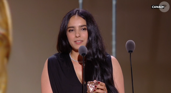 Hafsia Herzi, elle, décroche le César de la meilleure actrice, pour son rôle dans "Borgo"

Meilleure actrice : Hafsia Herzi dans "Borgo", César 2025, capture d'écran Canal+