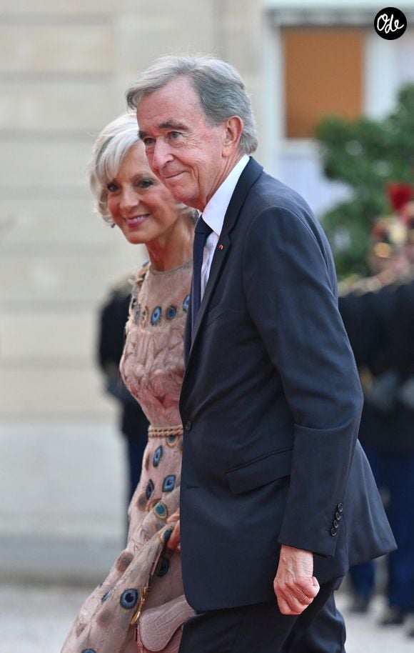 Hélène Mercier-Arnault et Bernard Arnault - Dîner d'état de l'Elysée pour le président sud-coréen Lee Jae Myung le 8 septembre 2026  © Christian Liewig/Bestimage