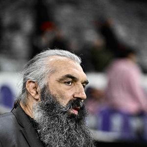 Sebastien Chabal Canal+ - Célébrités lors du Championnat du Top14 entre Toulouse et Toulon (57-5) à Toulouse le 27 octobre 2024. Thierry Breton / Panoramic / Bestimage