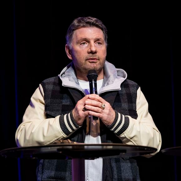 Philippe Lellouche - Meeting de solidarité avec le peuple iranien "Iran, silence on tue !" à la Maison de la Chimie à Paris le 9 février 2026. © Vicenzo Arnone/Bestimage