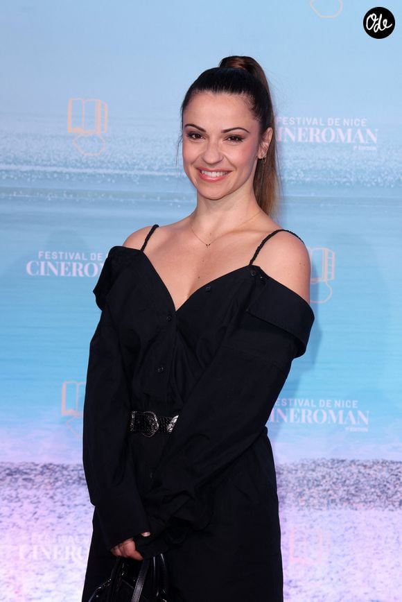 Denitsa Ikonomova - Tapis rouge lors de la 7ème édition du festival Cinéroman à Nice le 1er Octobre 2025. © Bebert-Jacovides/Bestimage