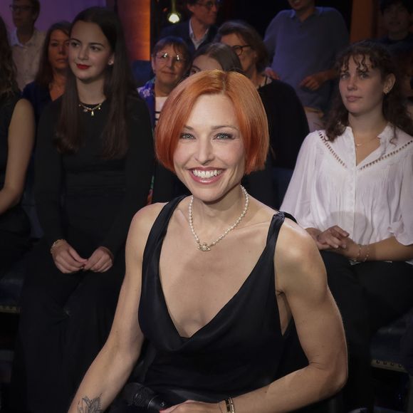 Exclusif - Natasha St-Pier lors de l'enregistrement de l'émission Le Grand Echiquier - Spécial Claude François présentée par C.Chazal et A.Manoukian et diffusée le 13 janvier sur France, à l'Opéra royal du château de Versailles, accompagné par l'Orchestre de l'Opéra Royal à Versailles, France, le 16 septembre 2025. Jack Tribeca/Bestimage