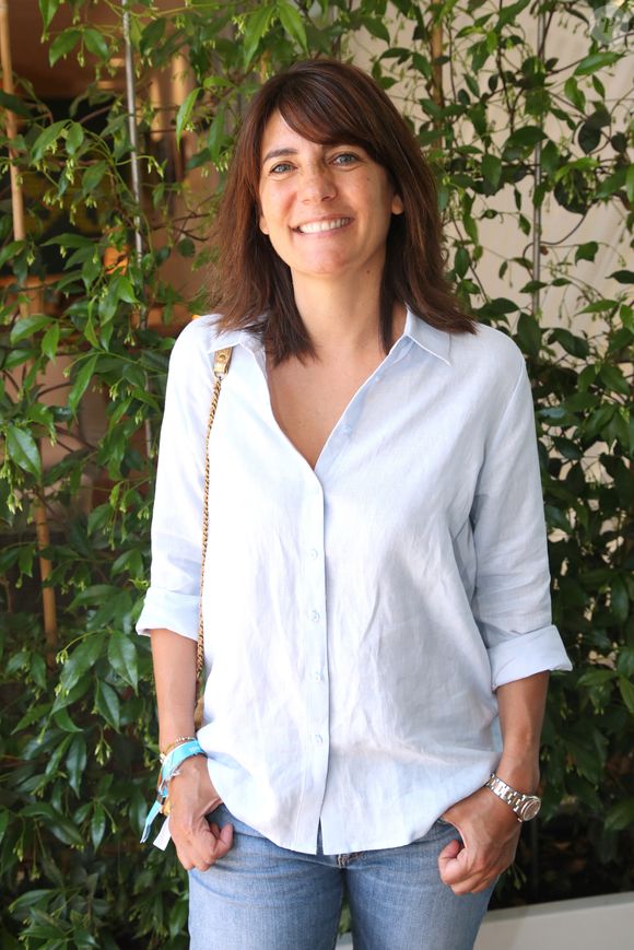 Exclusif - Estelle Denis - Internationaux de France de Tennis de Roland Garros 2023 - Jour 08 à Paris le 04 Juin 2023. 
© Bertrand Rindoff / Bestimage