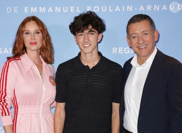Audrey Fleurot, Ewan Bourdelles et Dany Boon - Avant-première du film "Regarde" au Cinéma Pathé Wepler à Paris le 8 septembre 2025. © Coadic Guirec/Bestimage