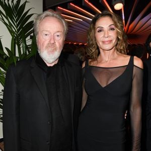 Exclusif - Ridley Scott avec sa femme Giannina Facio lors de la soirée "Les mondes de Ridley Scott", à Paris, le 14 mars 2019. 

© Coadic Guirec/Bestimage