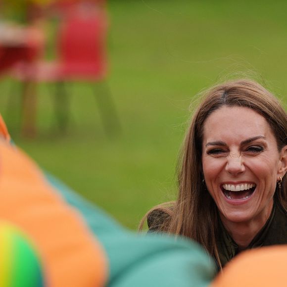 Kate Middleton au parc de Frogmore à Windsor, dans le Berkshire, lors du deuxième jour de la deuxième visite d'État du président américain Donald Trump au Royaume-Uni. © PA Photo/ Bestimage