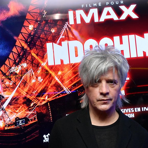 Nicola Sirkis - Le groupe Indochine lors de la projection du film "Indochine, Central Tour au Cinéma" au cinéma Pathé d'Ivry-sur-Seine. Le 17 novembre 2022
© Veeren / Bestimage