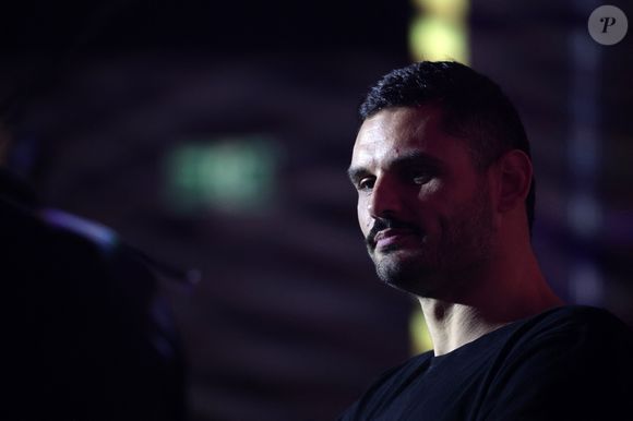Florent Manaudou en conférence lors du 49ème Congrès Sélectour à l'hôtel Grand Hyatt à Doha au Qatar. Le 28 novembre 2024