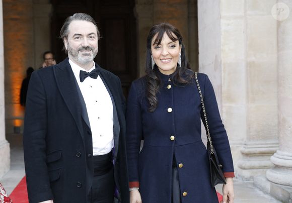 Le prince Joachim Murat, prince de Ponte Corco et la princesse Yasmine Murat lors du concert en mémoire du roi et de la reine de Naples en la Cathédrale catholique Saint-Louis-des-Invalides à Paris le 25 mars 2024.
© Marc Ausset-Lacroix / Bestimage
