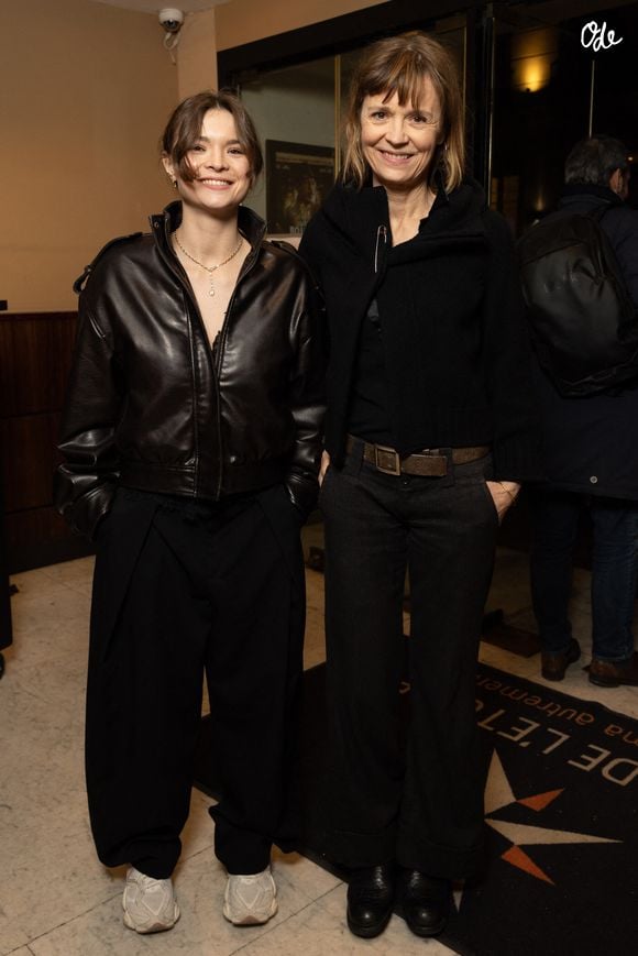 Exclusif - Caroline Proust avec sa fille Alice Cornillac - Avant-première du film "Au cœur de nos terres" au Club de l'Etoile qui sortira sur Fance 2 le 4 mars à Paris le 17 février 2026. © Julien Sarkissian/Bestimage