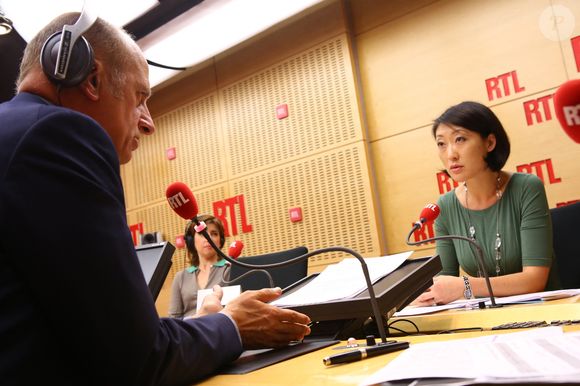 Jean-Michel Aphatie et Alain Duhamel sur RTL à Paris le 13 juin 2013. Photo par Frederic Bukajlo/ABACAPRESS.COM