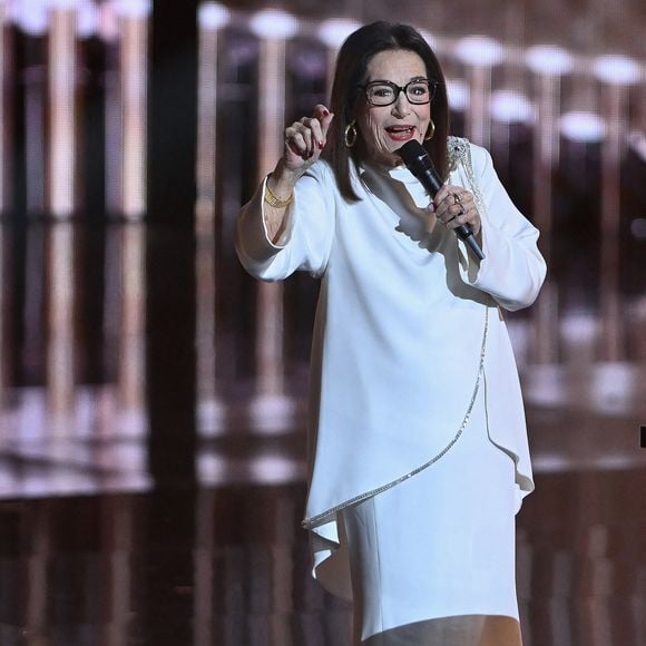Nana Mouskouri reçoit un prix d'honneur lors de la 41e cérémonie des Victoires de la Musique à La Seine Musicale le 13 février 2026 à Boulogne-Billancourt, France. Photo de Franck Castel /ABACAPRESS.COM