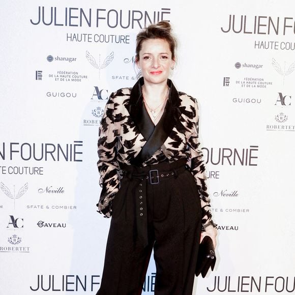 Charlie Bruneau - Photocall du défilé de mode Haute-Couture Julien Fournié à la Salle Gaveau lors de la Fashion Week Printemps-été 2023 de Paris, France, le 24 janvier 2023. © Christophe Clovis/Bestimage