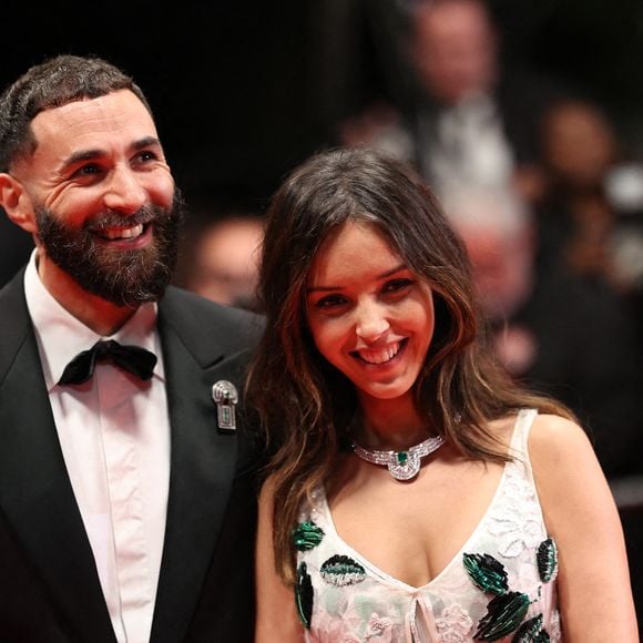 Karim Benzema et Lyna Khoudri assistent au tapis rouge de "13 Jours 13 Nuits" lors de la 78ème édition du Festival de Cannes au Palais des Festivals le 23 mai 2025 à Cannes, France. Photo de Jerome Domine/ABACAPRESS.COM