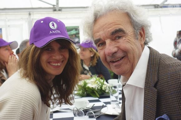 Exclusif - Alexandra Pastor, femme de David Hallyday, et le psychiatre psychanalyste Pierre Decourt mobilisés le 20 mars 2015 pour l'AMPA (Association Monégasque pour la recherche sur la maladie d'Alzheimer) à la veille du départ du 25e Rallye Aïcha des Gazelles, auquel participaient Kate Williams et Laura Bouganne au nom de l'association. Bestimage