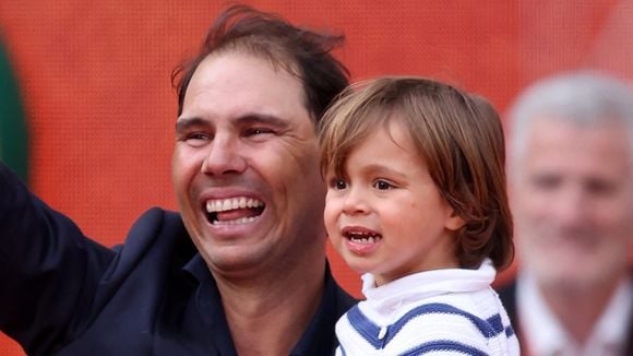 Rafael Nadal honoré à Roland-Garros : Rafael Junior (2 ans), l’autre vedette stylée de la cérémonie