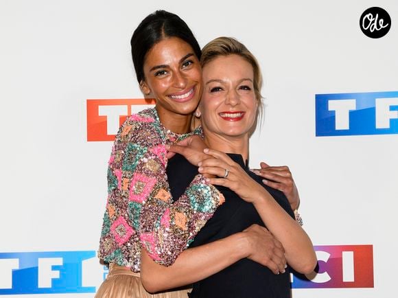 Tatiana Silva et Audrey Crespo-Mara lors de la soirée de rentrée 2019 de TF1 au Palais de Tokyo à Paris, le 9 septembre 2019.

© Pierre Perusseau/Bestimage