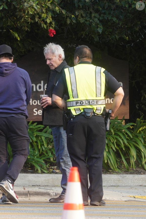 Stars et anonymes ont malheureusement vu leurs maisons brûler. Aux dernières nouvelles, seize personnes ont également perdu la vie. 

Exclusif - Harrison Ford en compagnie de policiers, va vérifier si sa villa a été atteinte par les incendies qui continuent de ravager Los Angeles.
