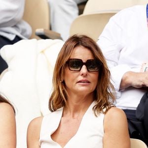 Faustine Bollaert dans les tribunes lors des Internationaux de France de Tennis de Roland Garros 2026, à Paris, France, le 5 juin 2026. 

© Jacovides-Moreau/Bestimage