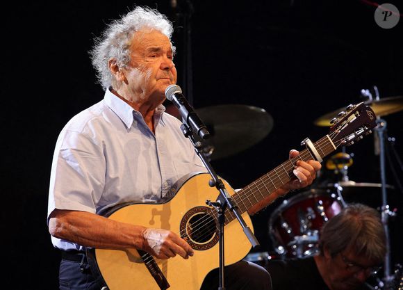 Pierre Perret en concert au 25eme festival Bastid'Art de Miramont de Guyenne (47), le 4 aout 2019 - Photo by Simonet/ANDBZ/ABACAPRESS.COM