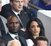 Jeudi 17 avril, elle a partagé des photos où on la voit avec Éric Abidal lors de vacances en famille à Dubaï
Éric Abidal et sa femme Hayet Kebir - People assistent au quart finale de la Ligue des Champions de football au Parc des Princes entre le PSG et le FC Barcelone à Paris le 15 avril 2015. JACOVIDES-MOREAU / BESTIMAGE