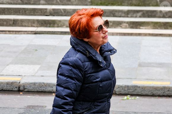 Véronique Genest - Arrivées aux obsèques de C.Laborde en l’église Saint-Roch à Paris, le 6 février 2025. Décédée le 28 janvier 2025 à l'âge de 73 ans, l'ancienne présentatrice météo de TF1 (1988 - 2017) était atteinte de la maladie neurodégénérative à corps de Lewy. 
© Jacovides - Moreau / Bestimage